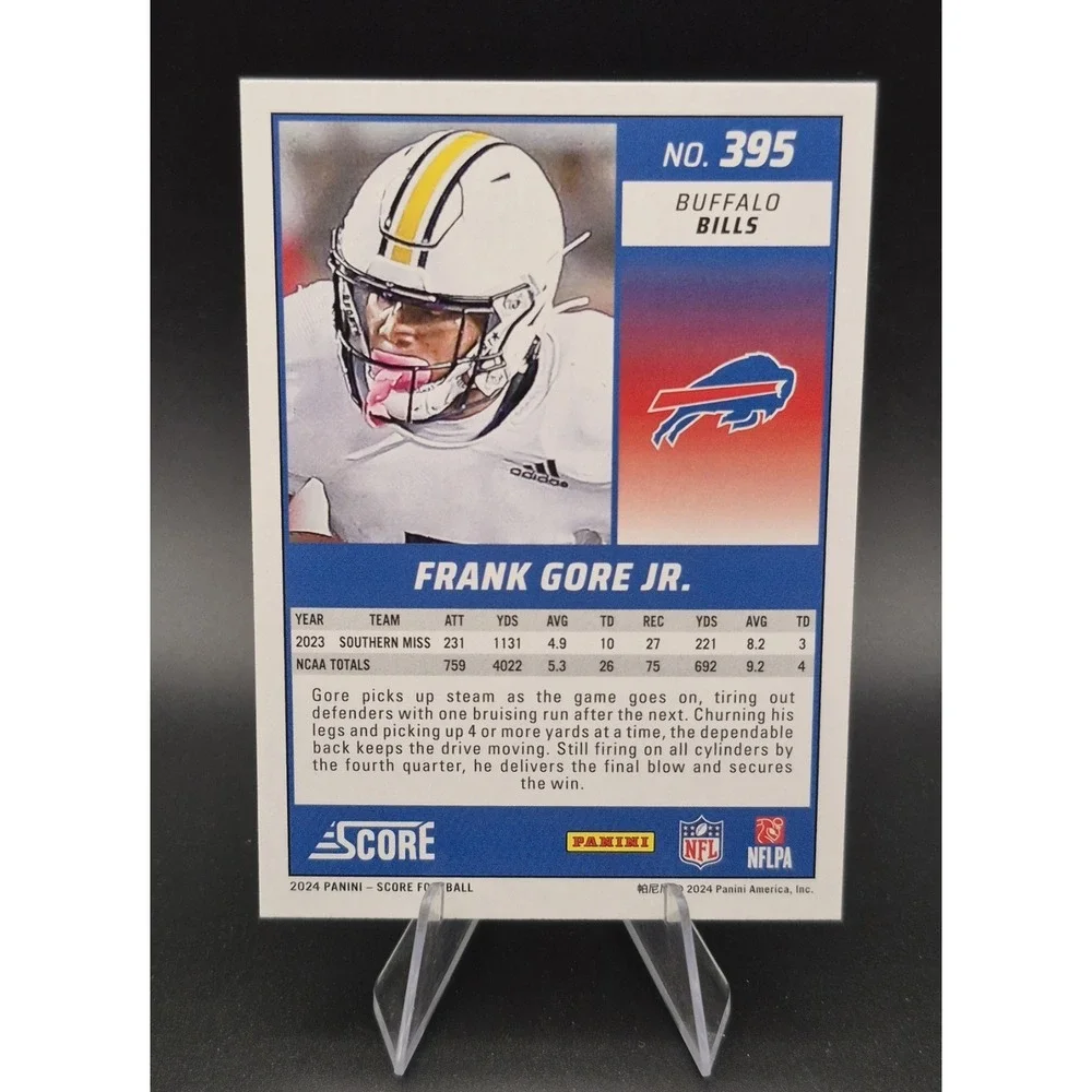 2024 Score Frank Gore Jr. #395 Extraterrestrial Alien (RC) SSP Buffalo Bills